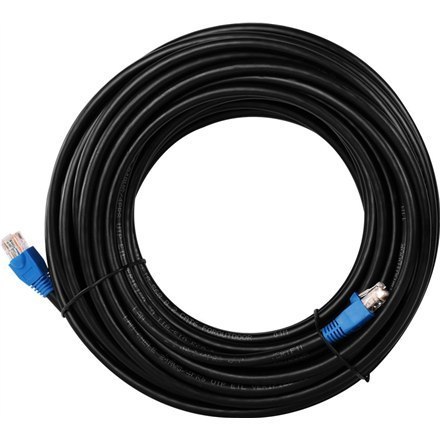 Goobay CAT 6 Outdoor-patch cable U/UTP 94389 15 m, Black Goobay CAT 6 Outdoor-patch cable U/UTP 94389 15 m, Black
