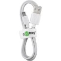 Goobay Micro USB charging and sync cable 43837 White, USB 2.0 micro male (type B), USB 2.0 male (type A) Goobay Micro USB charging and sync cable 43837 White, USB 2.0 micro male (type B), USB 2.0 male (type A)
