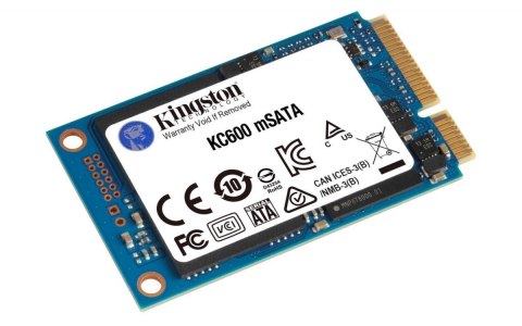 Kingston KC600 512 GB, SSD interface mSATA, Write speed 520 MB/s, Read speed 550 MB/s Kingston KC600 512 GB, SSD interface mSATA, Write speed 520 MB/s, Read speed 550 MB/s