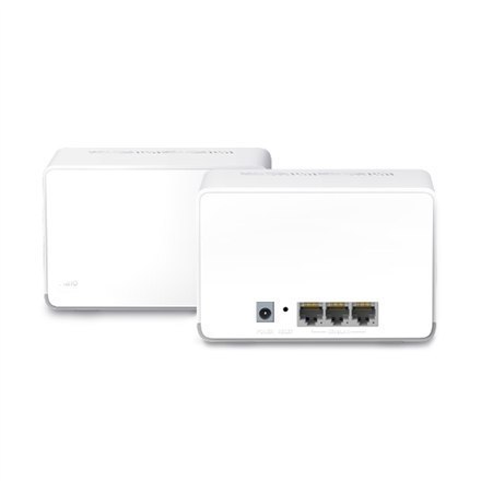 Mercusys AX1800 Whole Home Mesh Wi-Fi 6 System Halo H70X (2-Pack) 802.11ax, 574+1201 Mbit/s, 10/100/1000 Mbit/s, Ethernet LAN (R Mercusys AX1800 Whole Home Mesh Wi-Fi 6 System Halo H70X (2-Pack) 802.11ax, 574+1201 Mbit/s, 10/100/1000 Mbit/s, Ethernet LAN (R