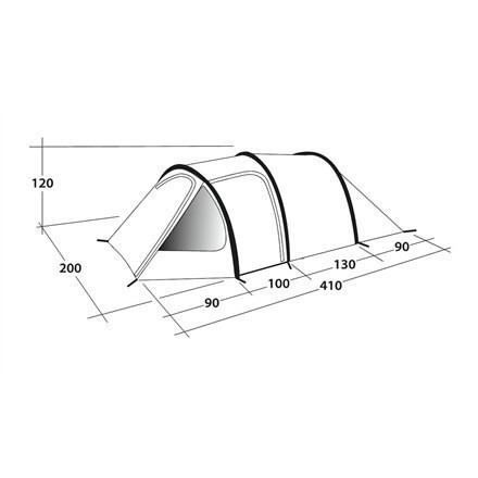 Outwell Tent Earth 3 3 person(s), Blue Outwell Tent Earth 3 3 person(s), Blue