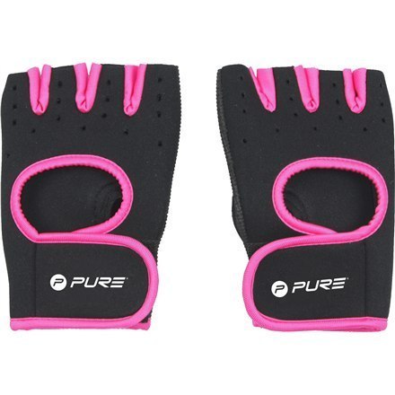 Pure2Improve Fitness Gloves Black/Pink, Neoprene Pure2Improve Fitness Gloves Black/Pink, Neoprene