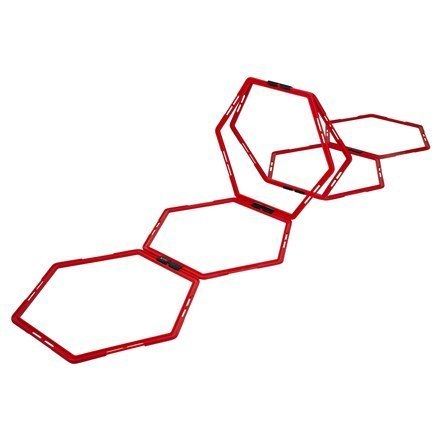 Pure2Improve Hexagon Agility Grid Red Pure2Improve Hexagon Agility Grid Red