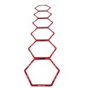 Pure2Improve Hexagon Agility Grid Red Pure2Improve Hexagon Agility Grid Red
