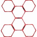 Pure2Improve Hexagon Agility Grid Red Pure2Improve Hexagon Agility Grid Red