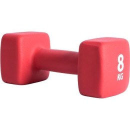 Pure2Improve P2I201450 Dumbbells, 1 pcs, 8 kg, Red, Neoprene
