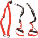 Pure2Improve Suspension Trainer Pro Black/Red, 70% Pp, 15% Plastic, 10% Metal, 5% Nylon Pure2Improve Suspension Trainer Pro Black/Red, 70% Pp, 15% Plastic, 10% Metal, 5% Nylon