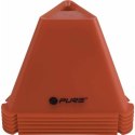 Pure2Improve Triangle Cones Set of 6 Red Pure2Improve Triangle Cones Set of 6 Red