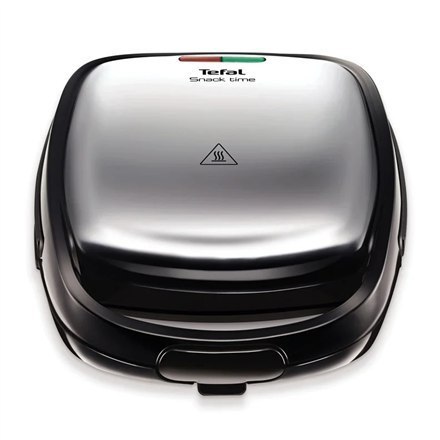 TEFAL Sandwich Maker SW341D12 Snack Time 700 W, Number of plates 2, Stainless Steel/Black TEFAL Sandwich Maker SW341D12 Snack Time 700 W, Number of plates 2, Stainless Steel/Black