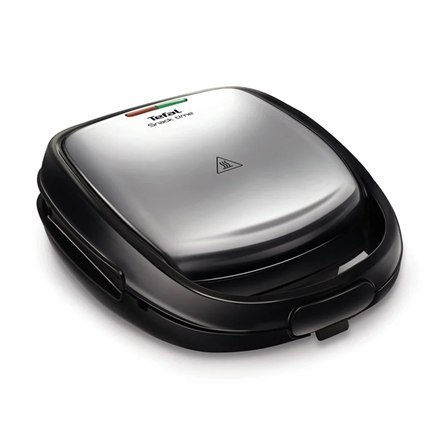 TEFAL Sandwich Maker SW341D12 Snack Time 700 W, Number of plates 2, Stainless Steel/Black TEFAL Sandwich Maker SW341D12 Snack Time 700 W, Number of plates 2, Stainless Steel/Black