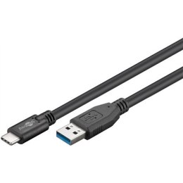USB 3.0 connection cable, USB 3.0 type A - USB- C, 3m, CU, AWG28, 2x shielded, M/M, UL, Logilink connection, USB -C, USB 3.0 typ