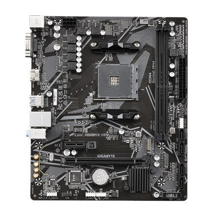 Gigabyte A520M K V2 1.0 M/B Processor family AMD, Processor socket AM4, DDR4 DIMM, Memory slots 2, Supported hard disk drive int Gigabyte A520M K V2 1.0 M/B Processor family AMD, Processor socket AM4, DDR4 DIMM, Memory slots 2, Supported hard disk drive int