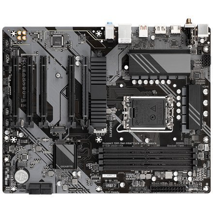 Gigabyte B760 DS3H AX 1.x M/B Processor family Intel, Processor socket LGA1700, DDR5 DIMM, Memory slots 4, Supported hard disk Gigabyte B760 DS3H AX 1.x M/B Processor family Intel, Processor socket LGA1700, DDR5 DIMM, Memory slots 4, Supported hard disk