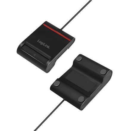 Logilink USB 2.0 card reader, for smart ID CR0047 Black Logilink USB 2.0 card reader, for smart ID CR0047 Black