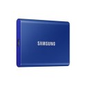 Samsung Portable SSD T7 1000 GB, USB 3.2, Blue Samsung Portable SSD T7 1000 GB, USB 3.2, Blue