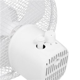 Tristar Desk fan VE-5721 Diameter 23 cm, White, Number of speeds 2, 30 W, Oscillation
