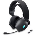 Dell Alienware Dual Mode Wireless Gaming Headset AW720H Over-Ear, Built-in microphone, Dark Side of the Moon, Noise canceling, W Dell Alienware Dual Mode Wireless Gaming Headset AW720H Over-Ear, Built-in microphone, Dark Side of the Moon, Noise canceling, W