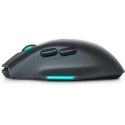 Dell Gaming Mouse AW620M Wired/Wireless, Dark Side of the Moon, Alienware Wireless Gaming Mouse Dell Gaming Mouse AW620M Wired/Wireless, Dark Side of the Moon, Alienware Wireless Gaming Mouse