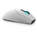 Dell Gaming Mouse AW620M Wired/Wireless, Lunar Light, Alienware Wireless Gaming Mouse Dell Gaming Mouse AW620M Wired/Wireless, Lunar Light, Alienware Wireless Gaming Mouse