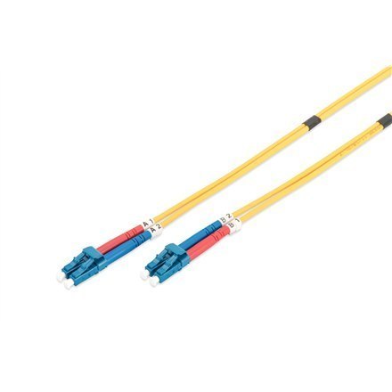 Digitus FO patch cord, duplex, LC to LC SM OS2 09/125 µ, 5 m Digitus FO patch cord, duplex, LC to LC SM OS2 09/125 µ, 5 m
