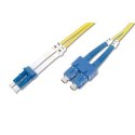 Digitus patch cord, duplex, LC to SC SM OS2 09/125 µ, 5 m Digitus patch cord, duplex, LC to SC SM OS2 09/125 µ, 5 m