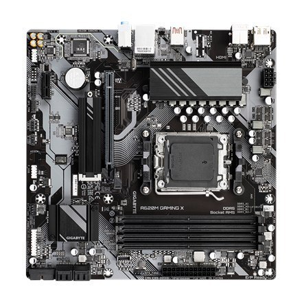 Gigabyte A620M GAMING XG10 Processor family AMD, Processor socket AM5, DDR5 DIMM, Memory slots 4, Supported hard disk drive int Gigabyte A620M GAMING XG10 Processor family AMD, Processor socket AM5, DDR5 DIMM, Memory slots 4, Supported hard disk drive int