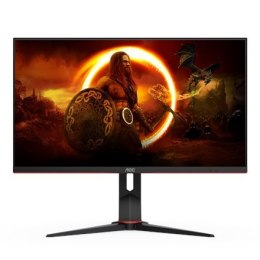 AOC Monitor 	U28G2XU2/BK 28 ", IPS, UHD, 3840 x 2160, 16:9, 1 ms, 370 cd/m², Black/Red, HDMI ports quantity 2, 144 Hz