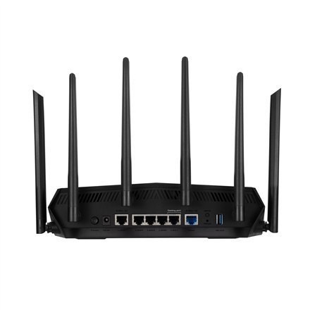 Asus Wireless Wifi 6 Dual Band Gaming Router TUF-AX6000 802.11ax, 1148+4804 Mbit/s, 10/100/1000 Mbit/s, Ethernet LAN (RJ-45) por Asus Wireless Wifi 6 Dual Band Gaming Router TUF-AX6000 802.11ax, 1148+4804 Mbit/s, 10/100/1000 Mbit/s, Ethernet LAN (RJ-45) por