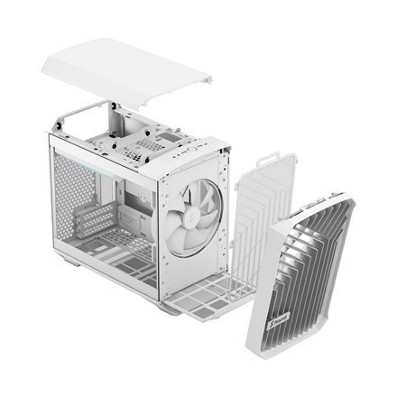 Fractal Design Torrent Nano RGB White TG clear tint Side window, White TG clear tint, Power supply included No Fractal Design Torrent Nano RGB White TG clear tint Side window, White TG clear tint, Power supply included No