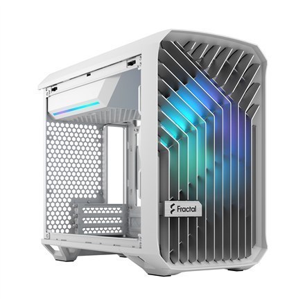 Fractal Design Torrent Nano RGB White TG clear tint Side window, White TG clear tint, Power supply included No Fractal Design Torrent Nano RGB White TG clear tint Side window, White TG clear tint, Power supply included No