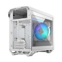 Fractal Design Torrent Nano RGB White TG clear tint Side window, White TG clear tint, Power supply included No