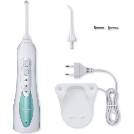Panasonic Oral irrigator EW1313G303 Cordless, 130 ml, Number of heads 1, White/Green Panasonic Oral irrigator EW1313G303 Cordless, 130 ml, Number of heads 1, White/Green