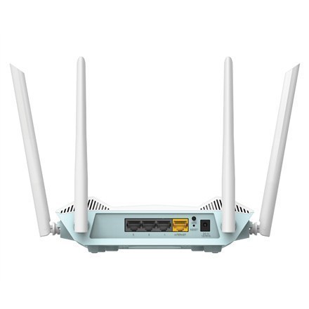 D-Link AX1500 Smart Router R15 802.11ax, 1200+300 Mbit/s, 10/100/1000 Mbit/s, Ethernet LAN (RJ-45) ports 3, Mesh Support Yes, D-Link AX1500 Smart Router R15 802.11ax, 1200+300 Mbit/s, 10/100/1000 Mbit/s, Ethernet LAN (RJ-45) ports 3, Mesh Support Yes,