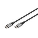 Digitus 8K DisplayPort Connection Cable DB-340105-010-S Black, DisplayPort to DisplayPort, 1 m Digitus 8K DisplayPort Connection Cable DB-340105-010-S Black, DisplayPort to DisplayPort, 1 m