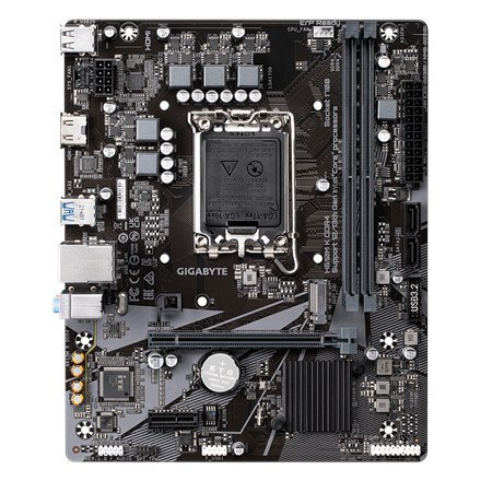 Gigabyte H610M K DDR4 1.0 M/B Processor family Intel, Processor socket LGA1700, DDR4 DIMM, Memory slots 2, Supported hard disk Gigabyte H610M K DDR4 1.0 M/B Processor family Intel, Processor socket LGA1700, DDR4 DIMM, Memory slots 2, Supported hard disk