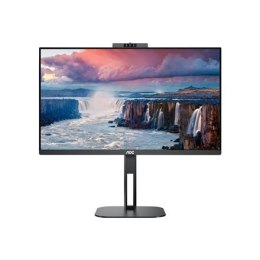 AOC USB-C Monitor with Webcam 24V5CW/BK 23.8 ", IPS, FHD, 1920 x 1080, 16:9, 1 ms, 300 cd/m², Black, HDMI ports quantity 2, 75 
