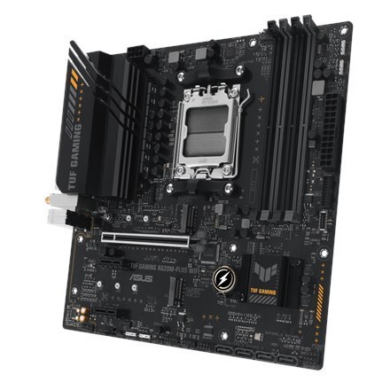 Asus TUF GAMING A620M-PLUS WIFI Processor family AMD, Processor socket AM5, DDR5 DIMM, Memory slots 4, Supported hard disk drive Asus TUF GAMING A620M-PLUS WIFI Processor family AMD, Processor socket AM5, DDR5 DIMM, Memory slots 4, Supported hard disk drive