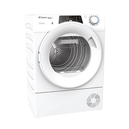 Candy Dryer Machine RO4 H7A1TEX-S Energy efficiency class A+, Front loading, 7 kg, LCD, Depth 46.5 cm, Wi-Fi, White Candy Dryer Machine RO4 H7A1TEX-S Energy efficiency class A+, Front loading, 7 kg, LCD, Depth 46.5 cm, Wi-Fi, White