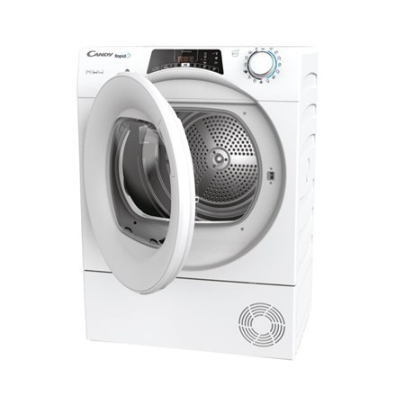 Candy Dryer Machine RO4 H7A1TEX-S Energy efficiency class A+, Front loading, 7 kg, LCD, Depth 46.5 cm, Wi-Fi, White Candy Dryer Machine RO4 H7A1TEX-S Energy efficiency class A+, Front loading, 7 kg, LCD, Depth 46.5 cm, Wi-Fi, White