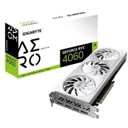 Gigabyte GV-N4060AERO OC-8GD 1.0 NVIDIA, 8 GB, GeForce RTX 4060, GDDR6, 	 PCI-E 4.0, HDMI ports quantity 2, Memory clock speed 2