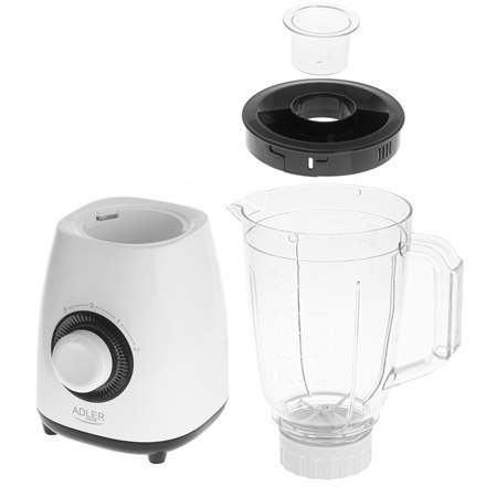 Adler Blender with jar AD 4085 Tabletop, 1000 W, Jar material Plastic, Jar capacity 1.5 L, White Adler Blender with jar AD 4085 Tabletop, 1000 W, Jar material Plastic, Jar capacity 1.5 L, White
