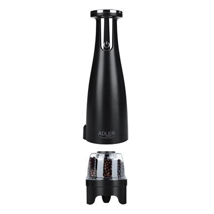 Adler Electric Salt and pepper grinder AD 4449b 7 W, Housing material ABS plastic, Lithium, Matte Black Adler Electric Salt and pepper grinder AD 4449b 7 W, Housing material ABS plastic, Lithium, Matte Black