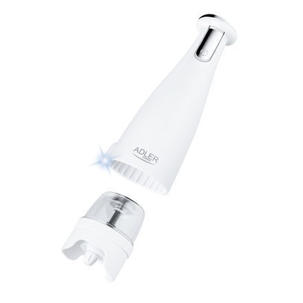Adler Electric Salt and pepper grinder AD 4449w 7 W, Housing material ABS plastic, Lithium, Matte White Adler Electric Salt and pepper grinder AD 4449w 7 W, Housing material ABS plastic, Lithium, Matte White