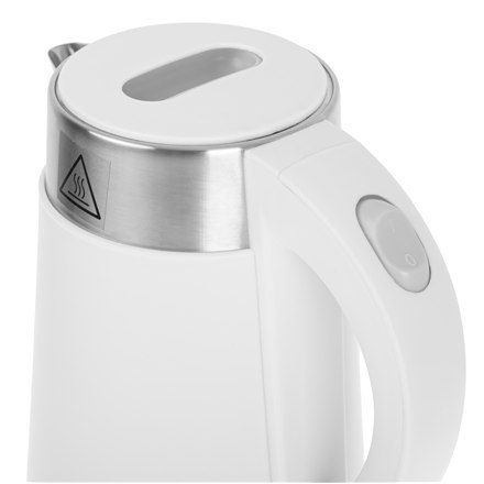 Adler Kettle AD 1372 Electric, 800 W, 0.6 L, Plastic/Stainless steel, 360° rotational base, White Adler Kettle AD 1372 Electric, 800 W, 0.6 L, Plastic/Stainless steel, 360° rotational base, White