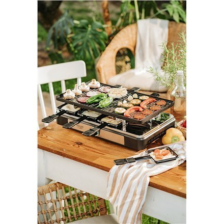 Adler Raclette - electric grill AD 6616 Table, 1400 W, Black/Stainless steel Adler Raclette - electric grill AD 6616 Table, 1400 W, Black/Stainless steel