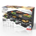 Adler Raclette - electric grill AD 6616 Table, 1400 W, Black/Stainless steel Adler Raclette - electric grill AD 6616 Table, 1400 W, Black/Stainless steel