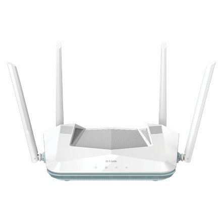 D-Link AX3200 Smart Router R32 802.11ax, 800+2402 Mbit/s, 10/100/1000 Mbit/s, Ethernet LAN (RJ-45) ports 4, Antenna type Externa D-Link AX3200 Smart Router R32 802.11ax, 800+2402 Mbit/s, 10/100/1000 Mbit/s, Ethernet LAN (RJ-45) ports 4, Antenna type Externa