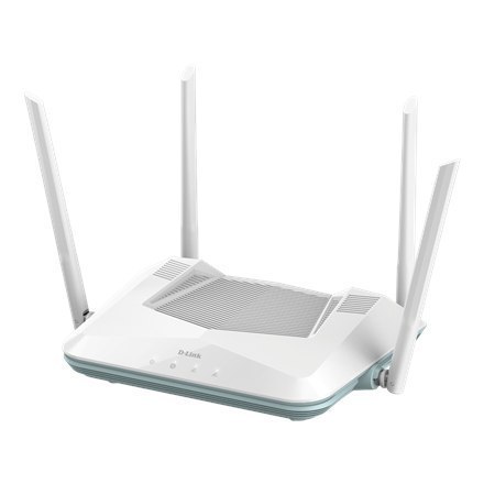 D-Link AX3200 Smart Router R32 802.11ax, 800+2402 Mbit/s, 10/100/1000 Mbit/s, Ethernet LAN (RJ-45) ports 4, Antenna type Externa D-Link AX3200 Smart Router R32 802.11ax, 800+2402 Mbit/s, 10/100/1000 Mbit/s, Ethernet LAN (RJ-45) ports 4, Antenna type Externa