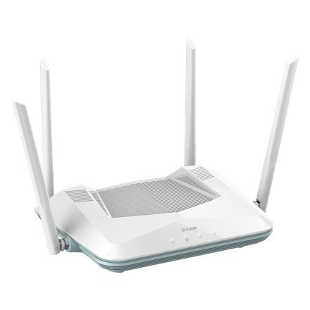 D-Link AX3200 Smart Router R32 802.11ax, 800+2402 Mbit/s, 10/100/1000 Mbit/s, Ethernet LAN (RJ-45) ports 4, Antenna type Externa D-Link AX3200 Smart Router R32 802.11ax, 800+2402 Mbit/s, 10/100/1000 Mbit/s, Ethernet LAN (RJ-45) ports 4, Antenna type Externa