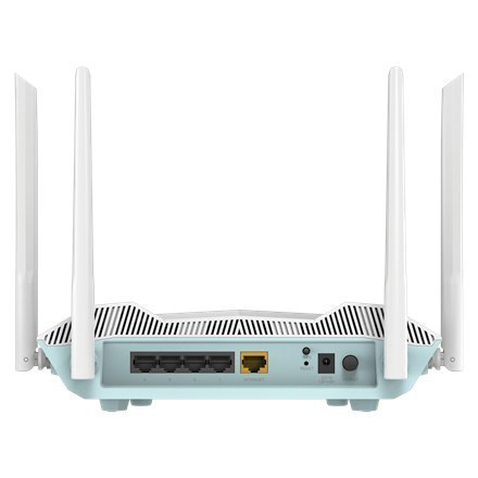 D-Link AX3200 Smart Router R32 802.11ax, 800+2402 Mbit/s, 10/100/1000 Mbit/s, Ethernet LAN (RJ-45) ports 4, Antenna type Externa D-Link AX3200 Smart Router R32 802.11ax, 800+2402 Mbit/s, 10/100/1000 Mbit/s, Ethernet LAN (RJ-45) ports 4, Antenna type Externa